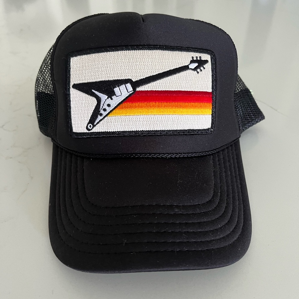 Aviator Nation Black Guitar Hat